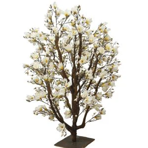 ต้นไม้ดอกไม้แมกโนเลียพลาสติก